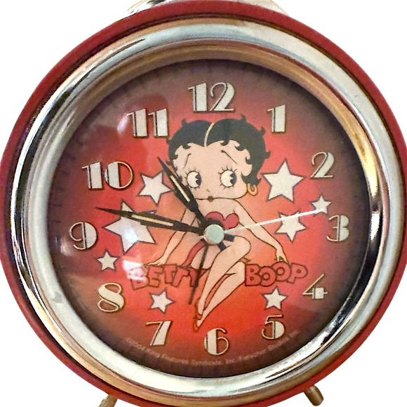 Betty Boop Alarm Clock Vintage 2004 Battery Powered - Works - Picture 7 of 12